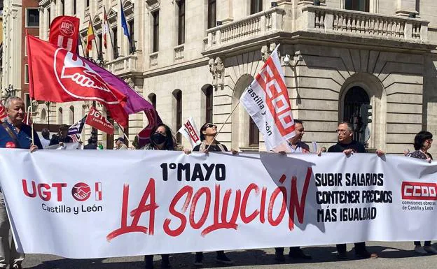 El 1º de Mayo reúne en Burgos a 1.450 personas contra la devaluación salarial