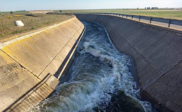 La CHD inicia el suministro de agua desde Riolobos para el regadío en pruebas de La Armuña