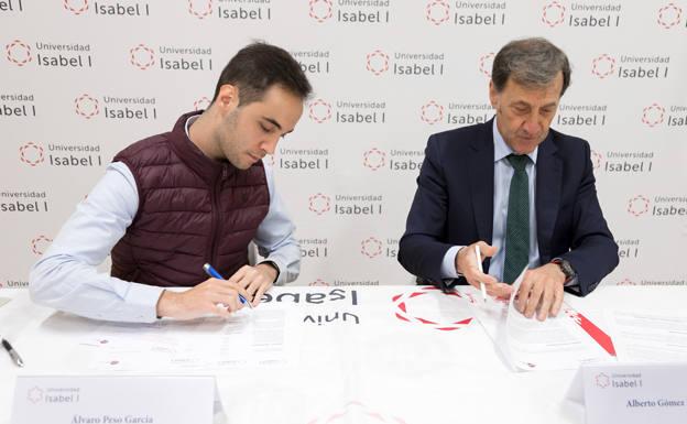 La Universidad Isabel I firma un convenio de colaboración con AJE Burgos