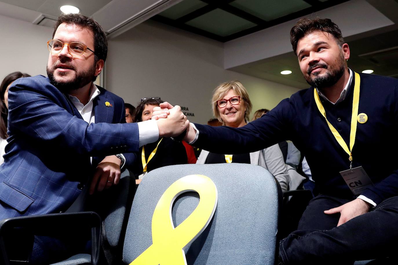 Aragonès mantiene la confianza en Rufián: «Mi apoyo y el del partido»