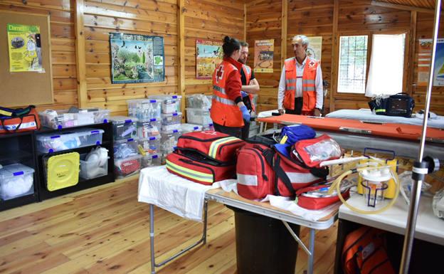 15 voluntarios de Cruz Roja velarán por los burgaleses en el Curpillos