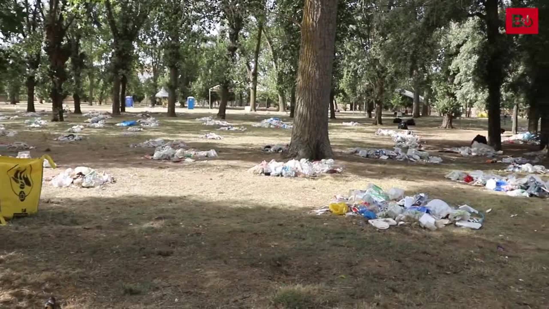 El Parral amanece bajo toneladas de basura