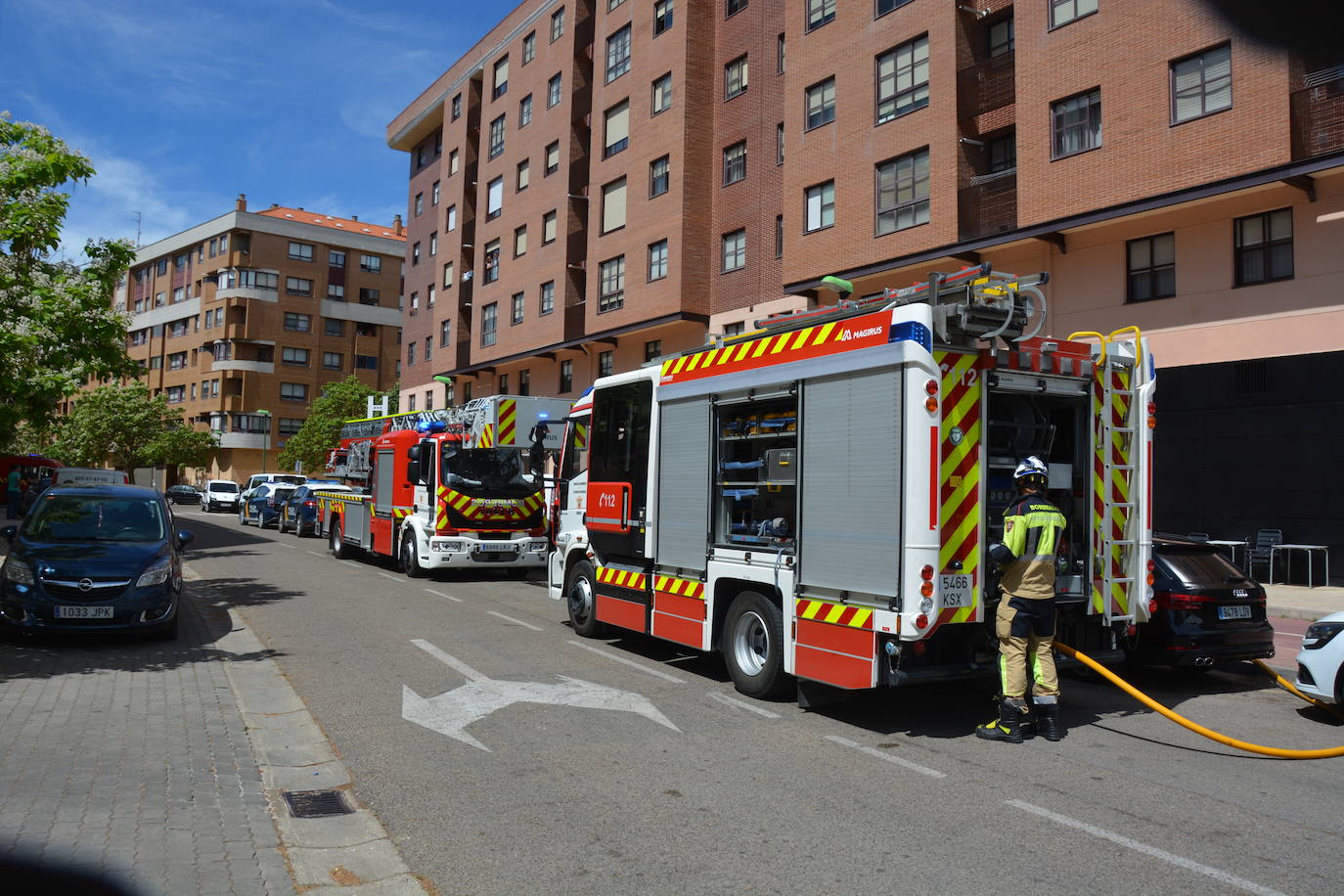 Incendio sin heridos en el hotel Los Braseros de Burgos