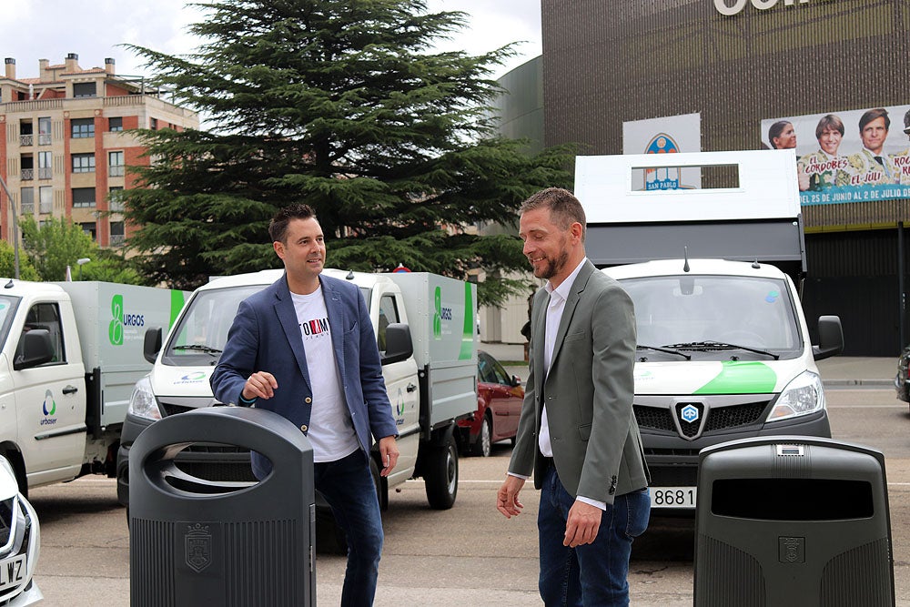 Nuevos vehículos para la recogida de basura en Burgos