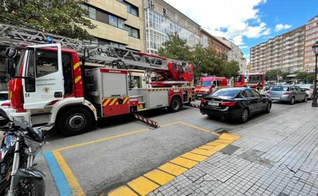 Herida una mujer con quemaduras leves en el incendio de su vivienda en Burgos