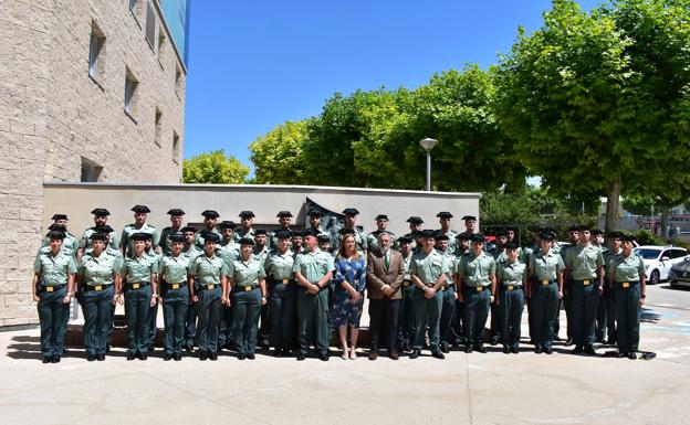 La Guardia Civil supera los 800 agentes en Burgos con la llegada de efectivos en prácticas