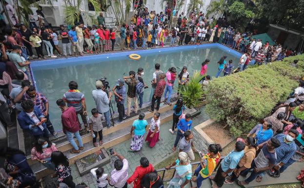 Las protestas de Sri Lanka seguirán hasta la marcha del presidente