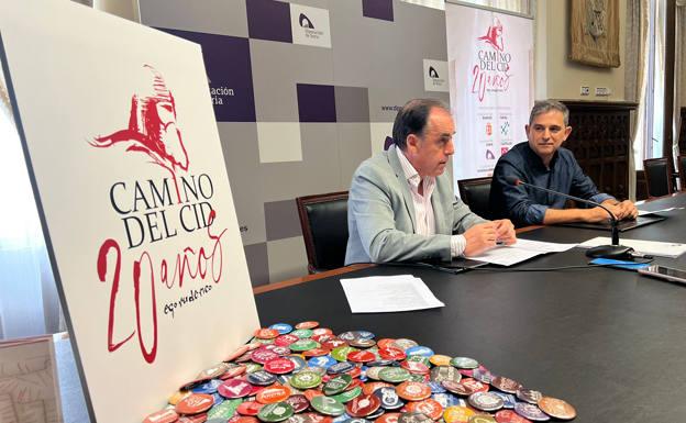 53.000 chapas con motivos alegóricos para promocionar el Camino del Cid
