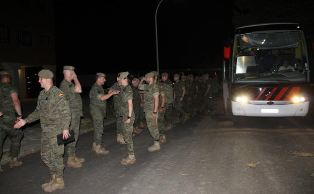 Un centenar de artilleros de Burgos regresa de su misión en Letonia