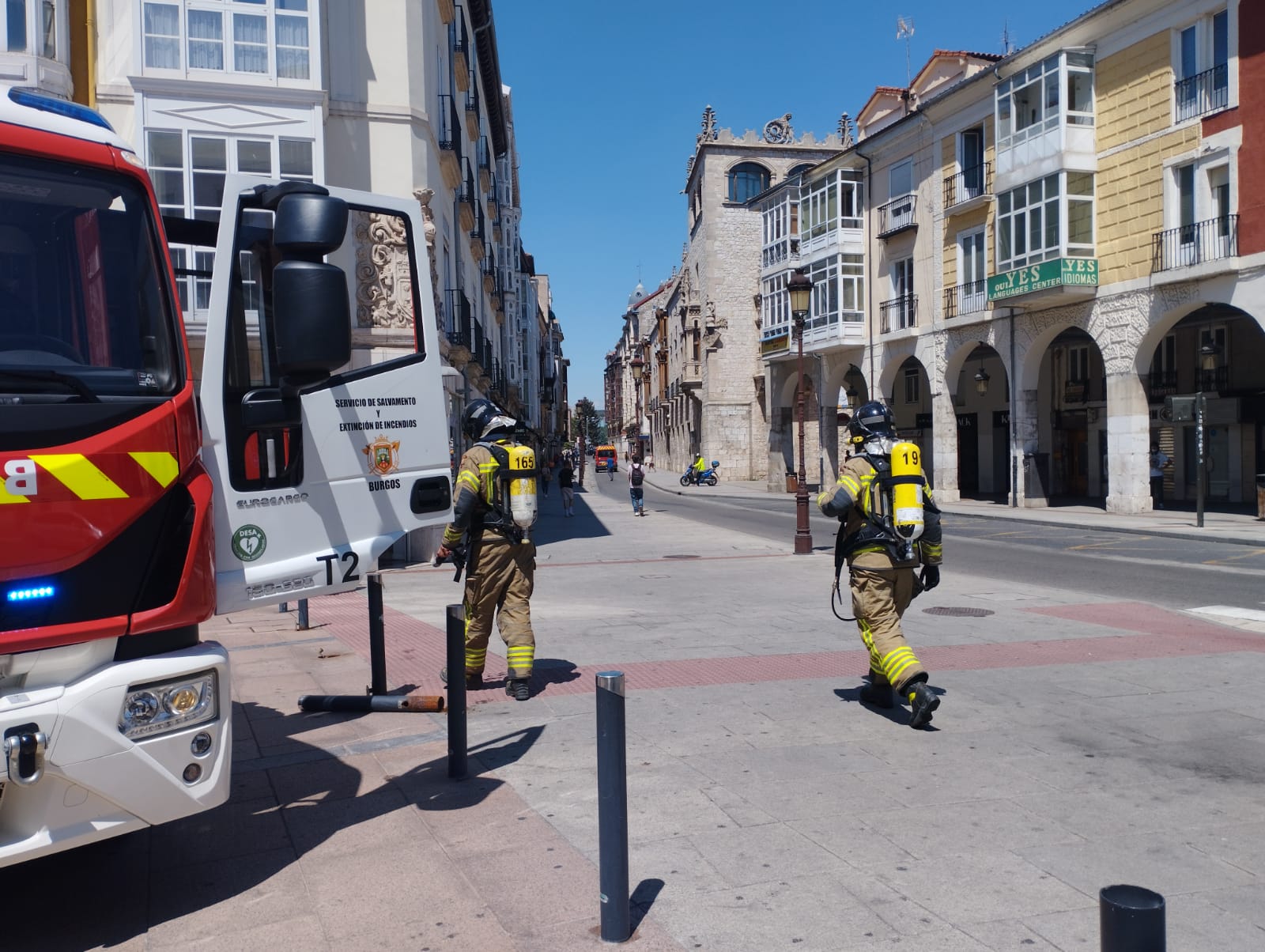 Susto en el aparcamiento de la Plaza Mayor