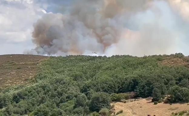 Un incendio en San Medel quema 2,22 hectáreas de rastrojo y cereal