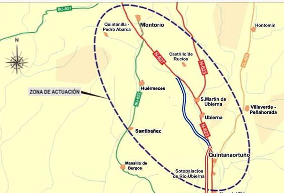 Aprueban el proyecto del tramo Quintanaortuño-Montorio de la A-73 en Burgos