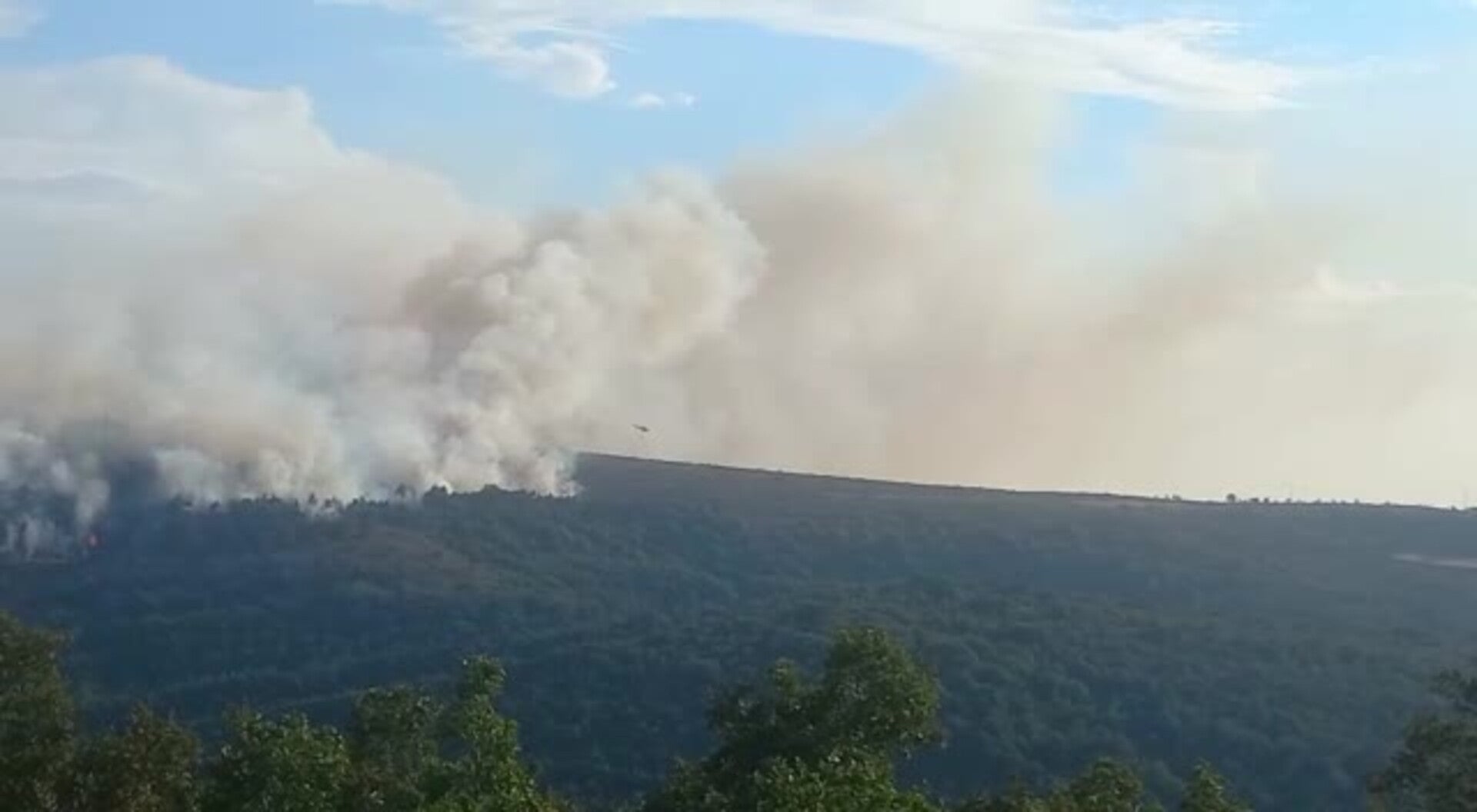 Incendio en Porquera del Butrón