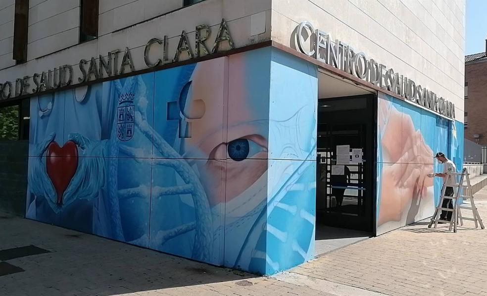 El arte urbano se sintetiza con el centro de salud Santa Clara