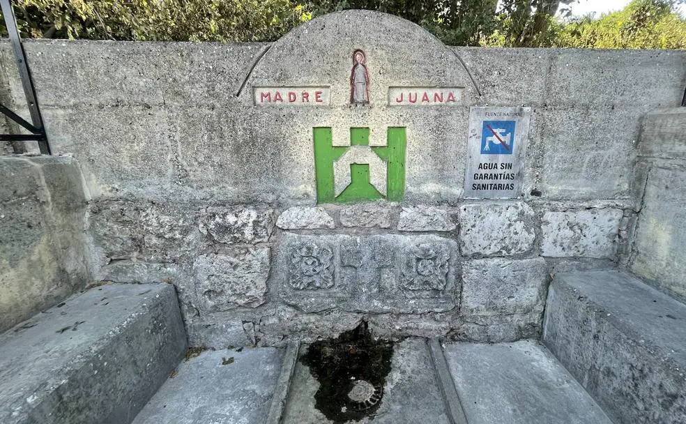 La fuente Madre Juana donde brotó agua milagrosamente, según la leyenda./J.C.R.