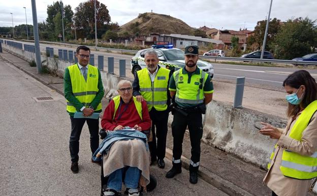 Burgos se conciencia ante las distracciones al volante en la campaña de la DGT y Aspaym