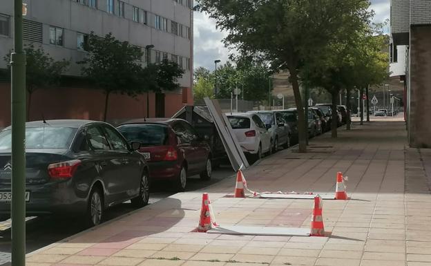 La marquesina de la calle Murcia se muda al José Luis Santamaría