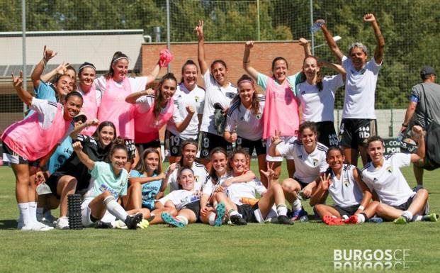 El Burgos CF femenino se estrena con goleada ante el Dux Logroño B