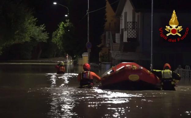 Ocho muertos por inundaciones en Italia