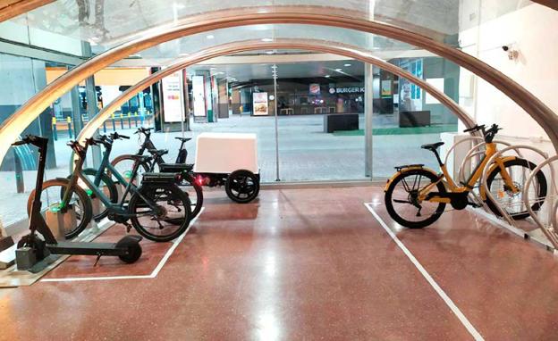 La estación de tren de Burgos contará con un 'aparcamiento seguro' para bicicletas