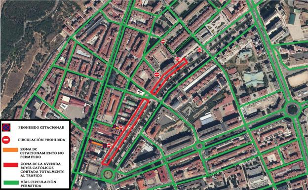 La Avenida Reyes Católicos se «peatonaliza» parcialmente este fin de semana