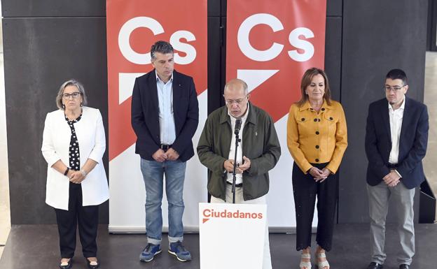 Igea ve en la coalición de Gobierno de Burgos, PSOE-Cs, «un proyecto de futuro» extrapolable a Castilla y León