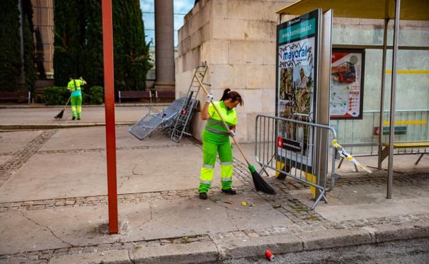 Un joven muerto, vandalismo y saqueos en las fiestas de la Mèrce de Barcelona