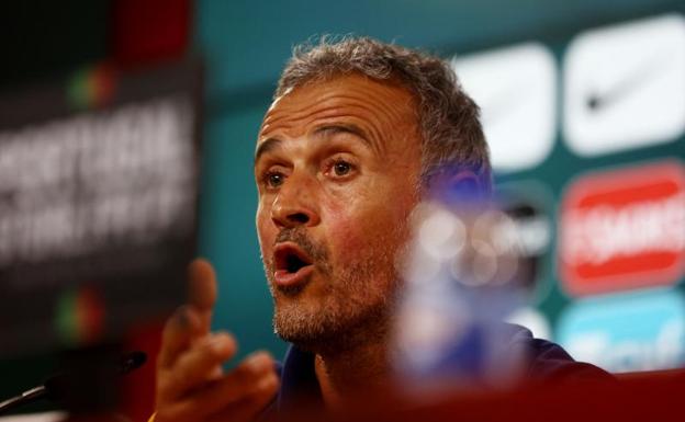 Luis Enrique: «La línea más potente es la defensa»