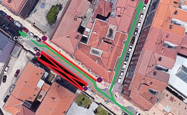 Dos cortes en el suministro eléctrico dejarán sin semáforos la calle Delicias de Burgos