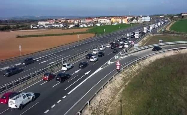 287 millones para las obras de mejora de la AP-1 entre Burgos y Armiñón
