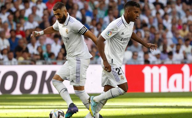 La vuelta de Benzema reaviva la pugna entre Valverde y Rodrygo