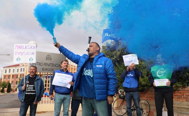 Los trabajadores de la prisión de Burgos exigen a Marlaska que «cumpla su palabra»