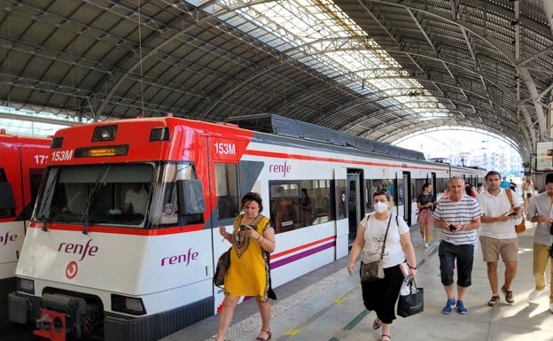 Los viajes en tren se disparan un 40% por los abonos gratuitos