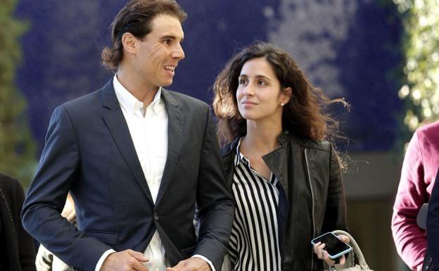 Rafa Nadal y Mery Perelló, padres de su primer hijo