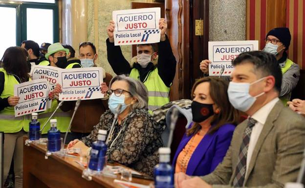 La Policía Local retoma las movilizaciones ante la «falta de seriedad» del Ayuntamiento