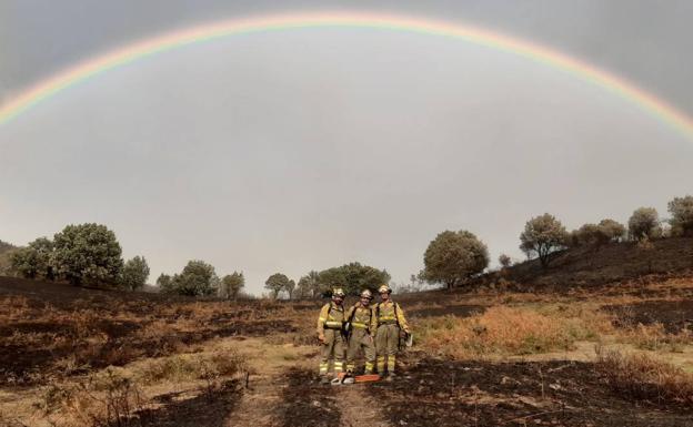 Controlado y sin llama el incendio de Valle de Mena