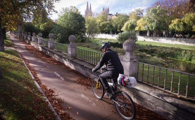 La circulación de bicicletas y patinetes marca máximos históricos en Burgos