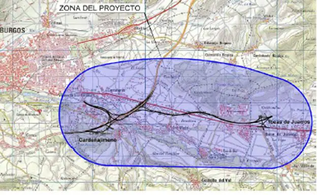 860.000 euros para redactar el proyecto del tramo Ibeas de Juarros – Burgos, en la Autovía A-12