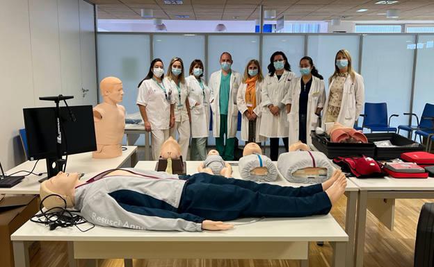 El HUBU consigue 50.000 euros en material de simulación para la formación de los sanitarios