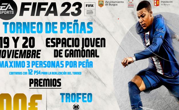 Las peñas de Burgos organizan un torneo FIFA 23