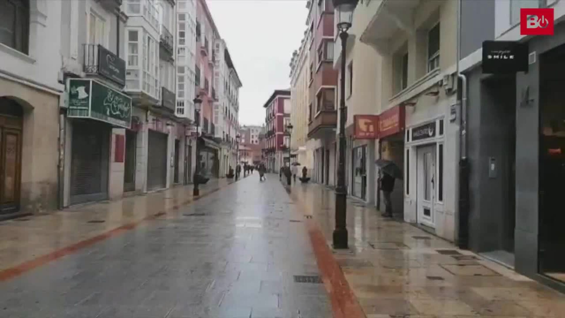 Burgos arranca la semana con lluvias