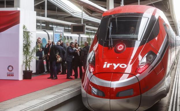 Iryo estrena sus tren de alta velocidad con el objetivo de alcanzar 8 millones de viajeros