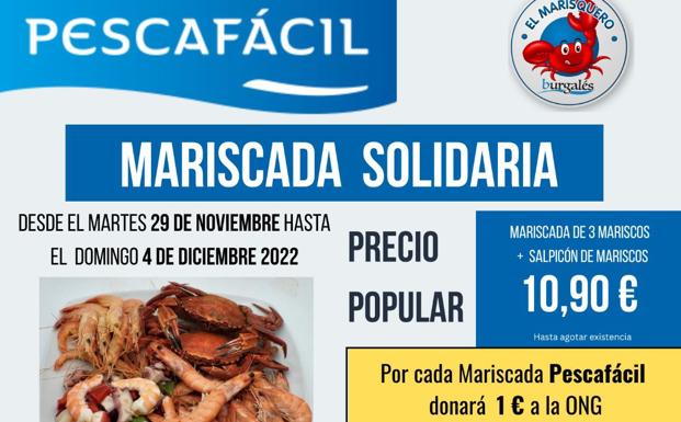 Marisco solidario en favor de Apace Burgos