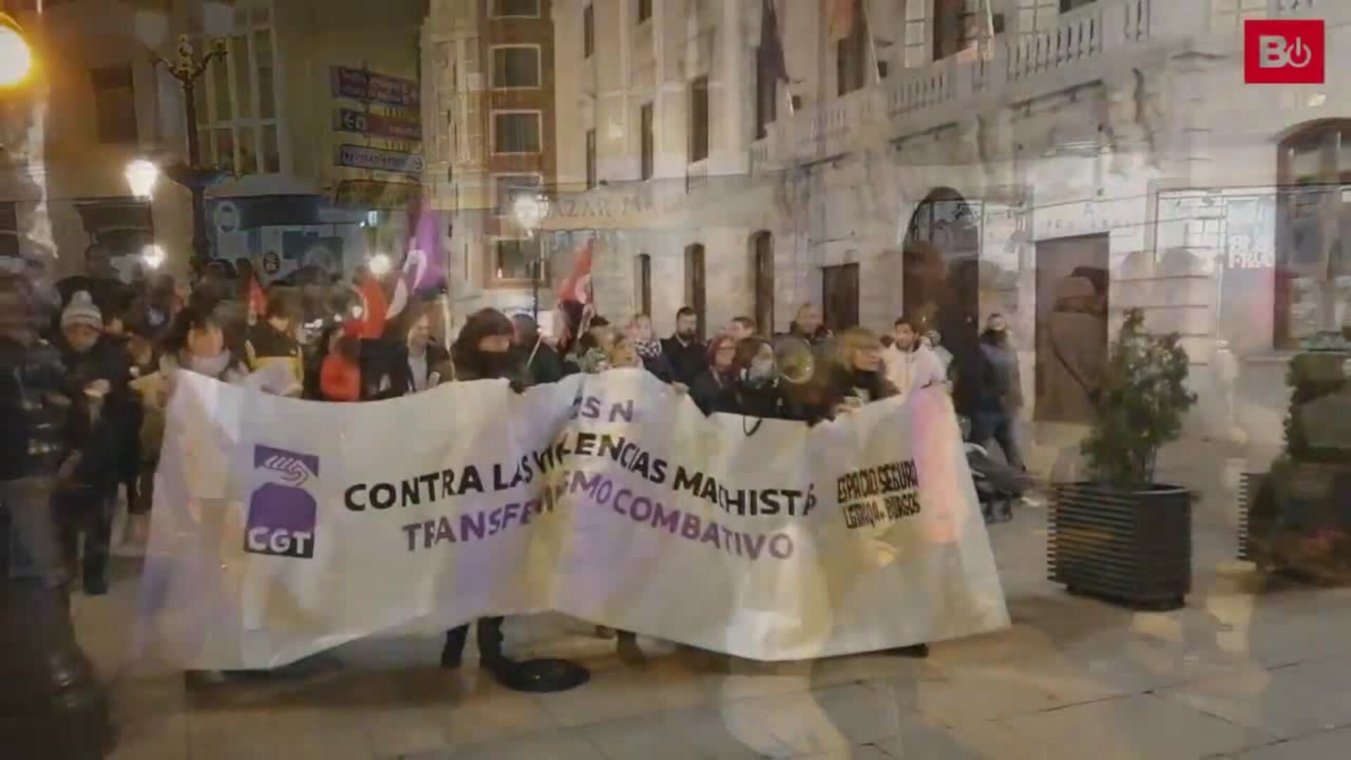 Así ha sido la manifestación del 25N en Burgos