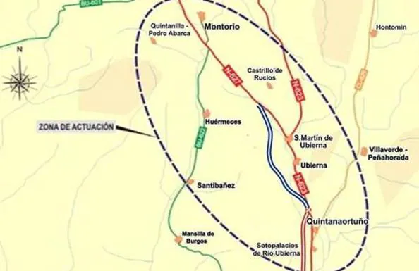 Transportes licitará «próximamente» el tercer tramo de la A-73 entre Quintanaortuño y Montorio