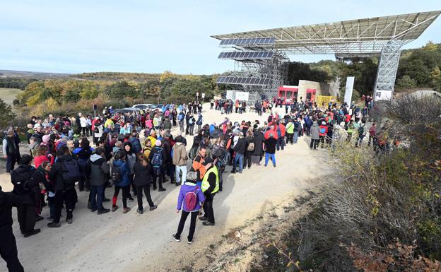 Marcha en conmemoración del XXII aniversario de los yacimientos de Atapuerca como Patrimonio de la Humanidad