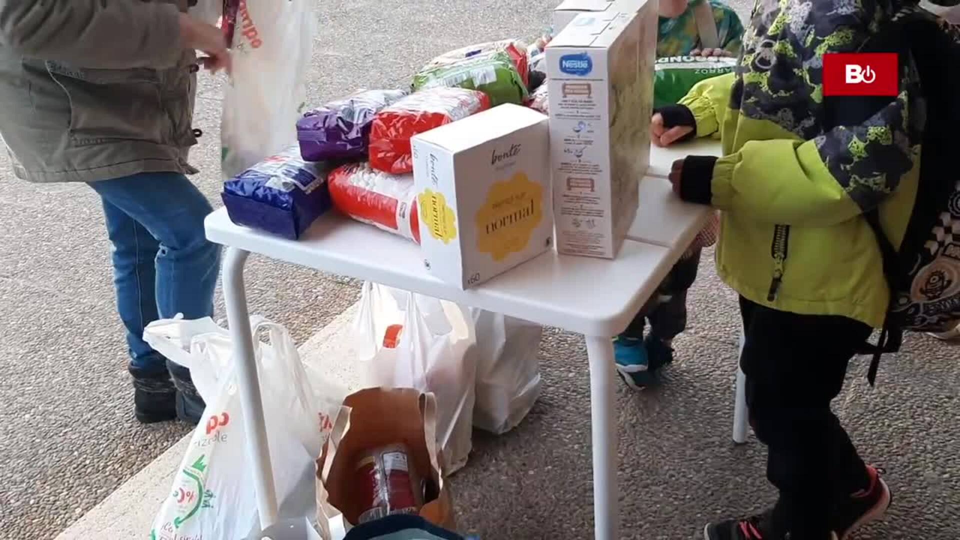 Recogida de alimentos en los colegios de Miranda para el Sáhara Occidental