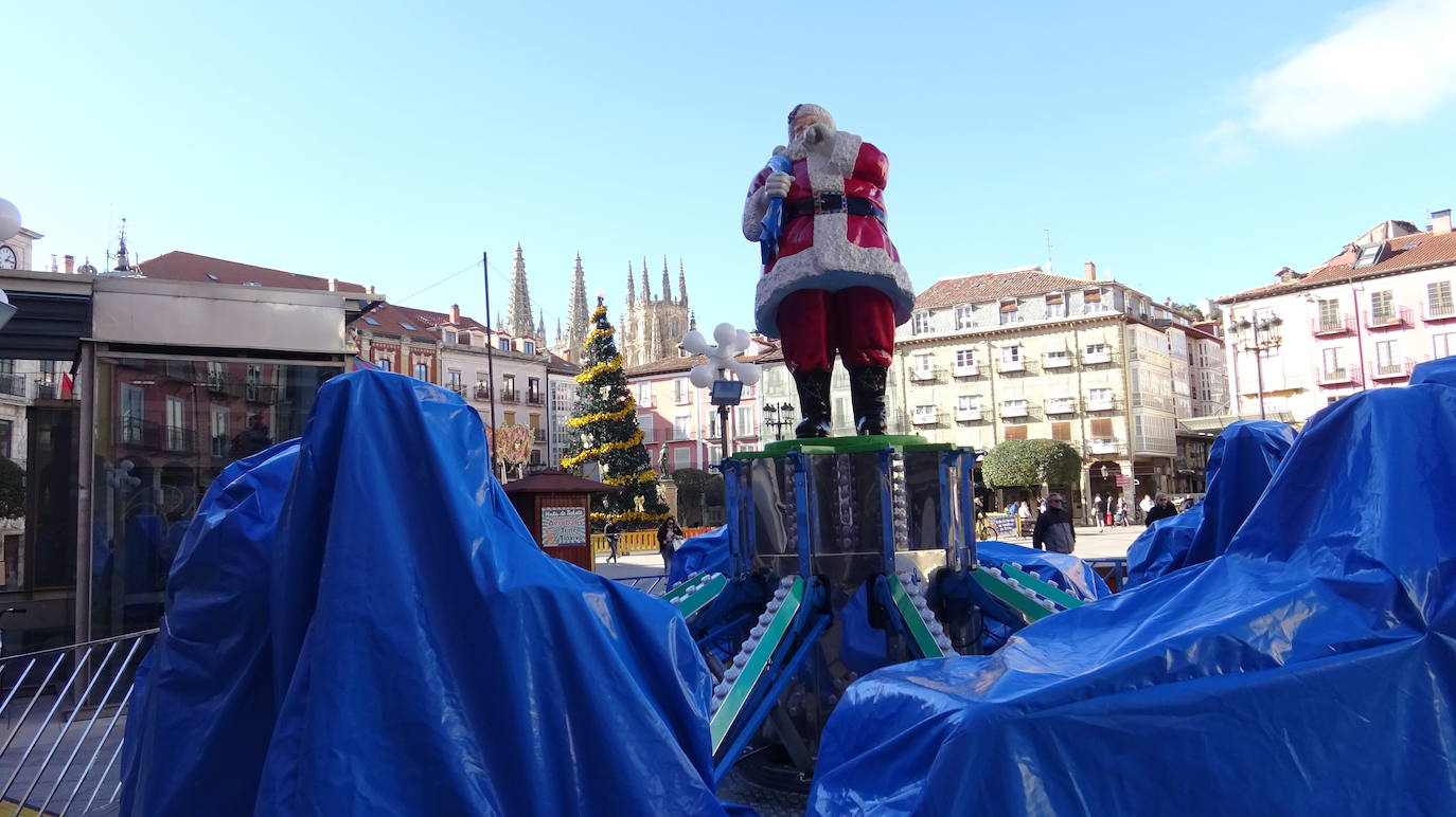 Todo preparado en Burgos para recibir a la Navidad