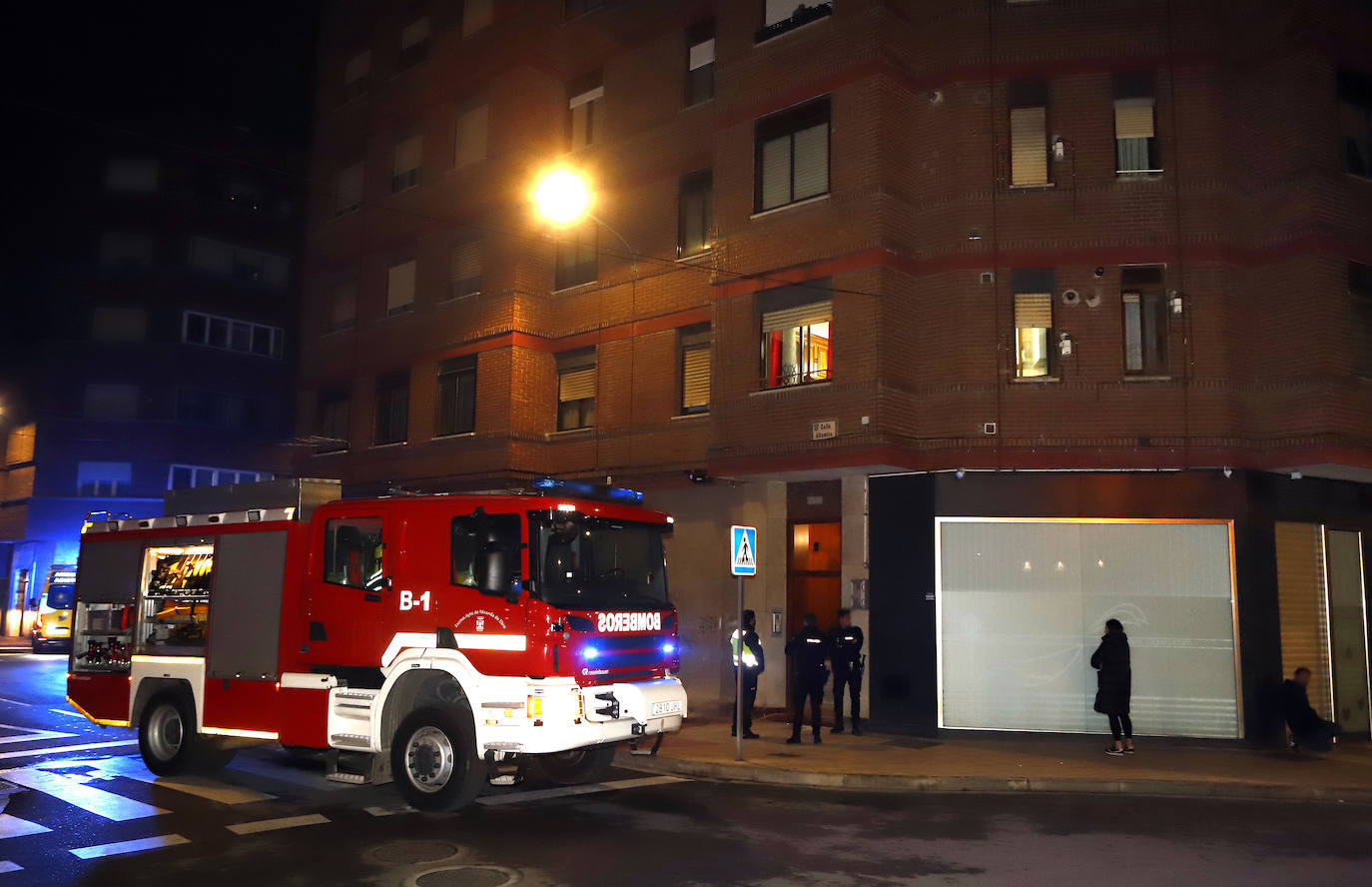 Muere una mujer en el incendio de una vivienda en Miranda de Ebro