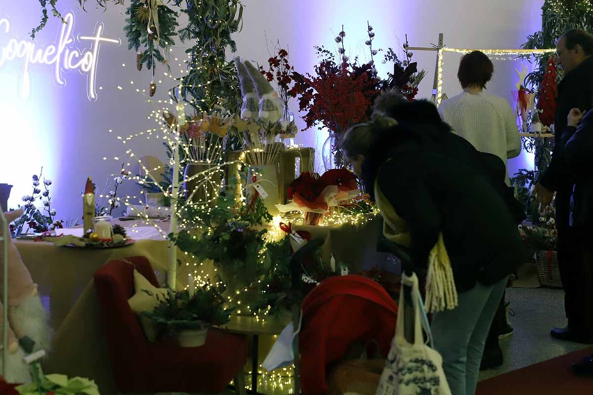 La Feria de Navidad de los Floristas cierra con nota en Burgos